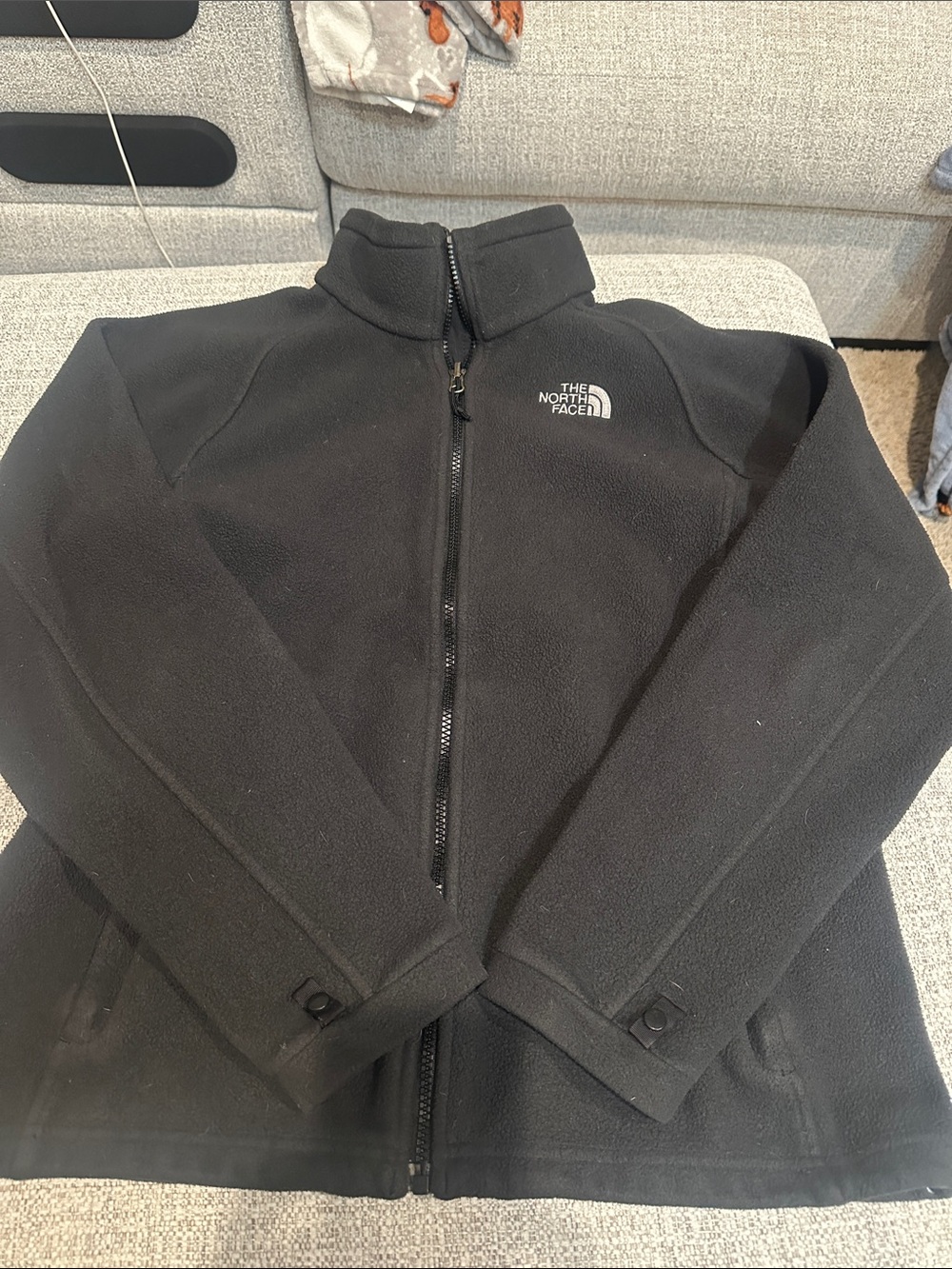 The North Face Black Full-Zip Fleece Jacket